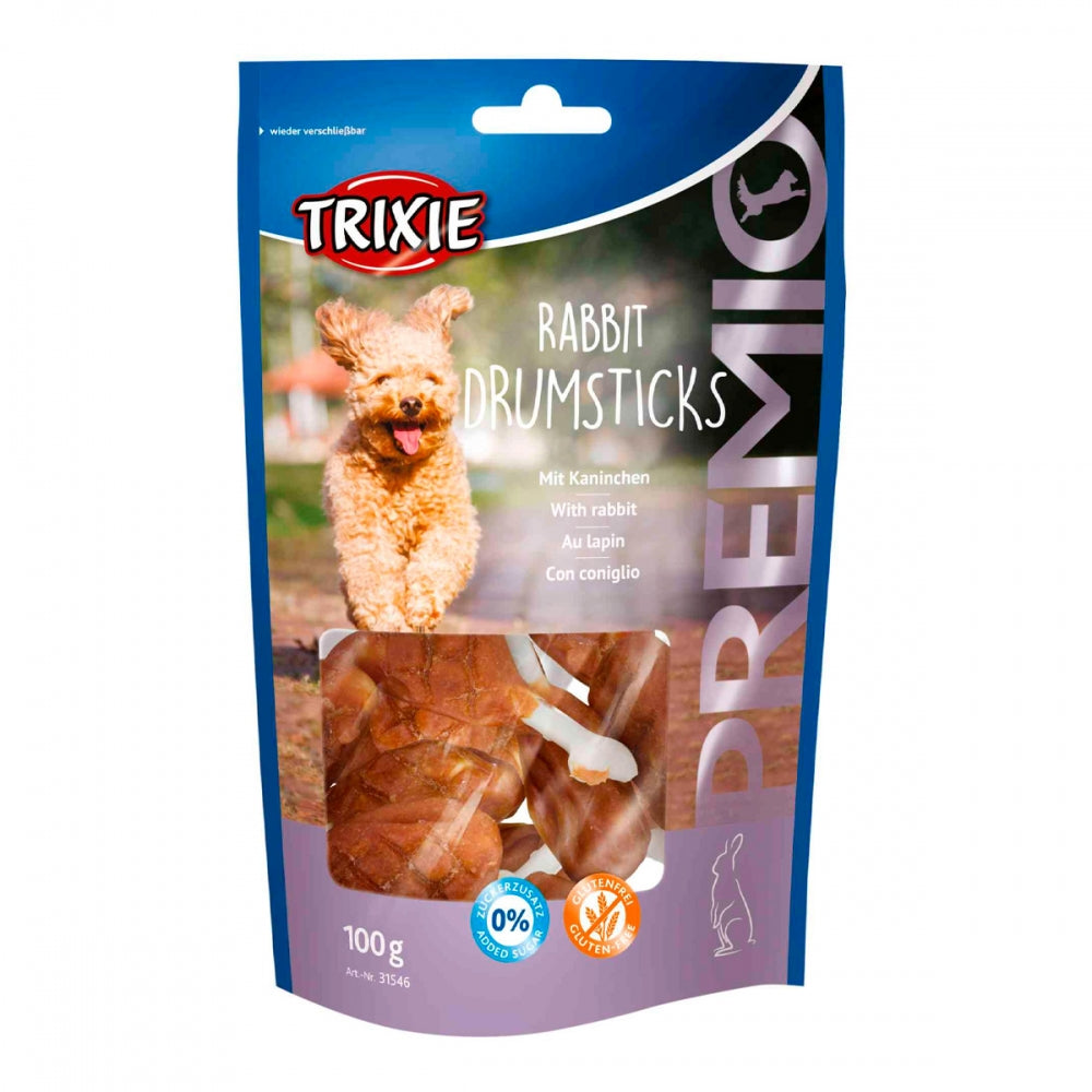 Ласощі Trixie Drumsticks with Rabbit для собак кісточки з кроликом 100 г 8 шт