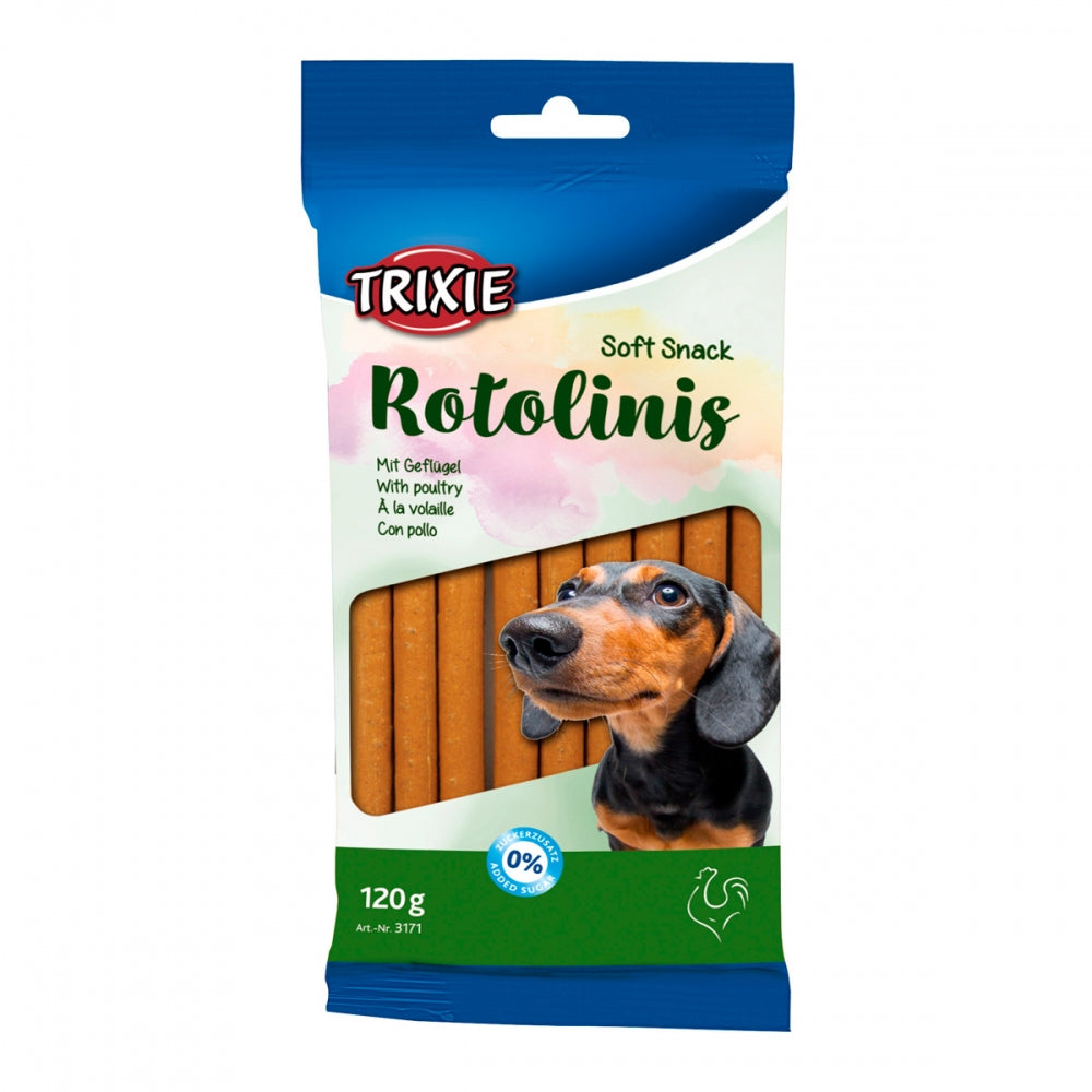 Ласощі Trixie Soft Snack rotolinis with poultry для собак палички з м’ясом домашніх птахів 120 г 12 шт