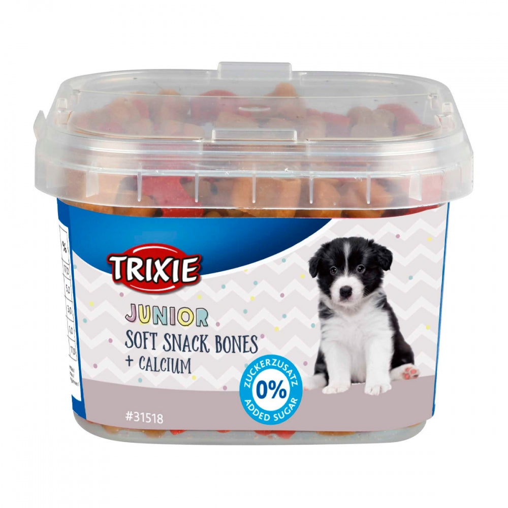 Ласощі Trixie Junior Soft Snack Bones для цуценят з куркою бараниною лососем та кальцієм 140 г