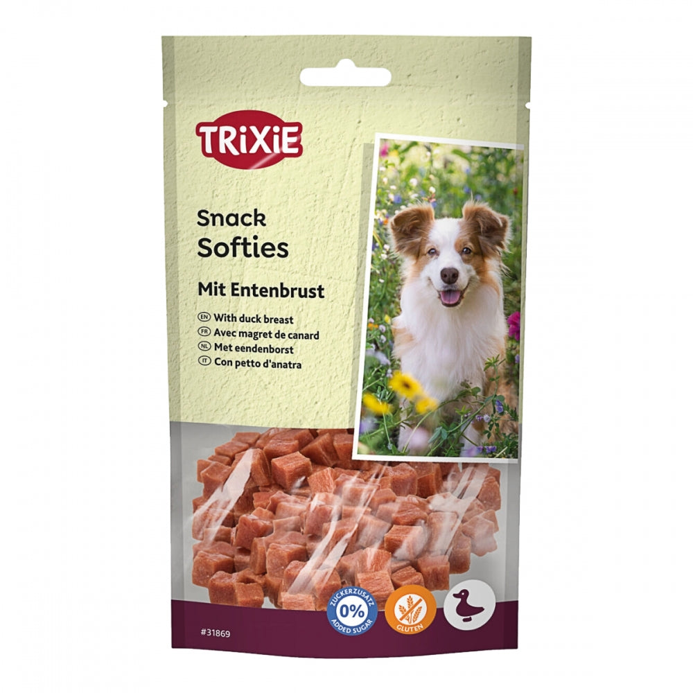 Ласощі Trixie Softies with Duck Breast для собак шматочки з качкою 100 г