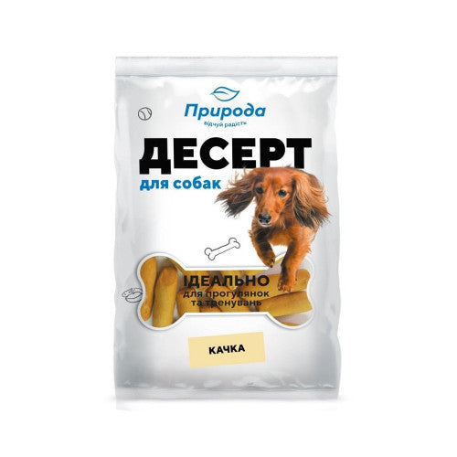 Ласощі Природа Десерт для собак качка 550 г
