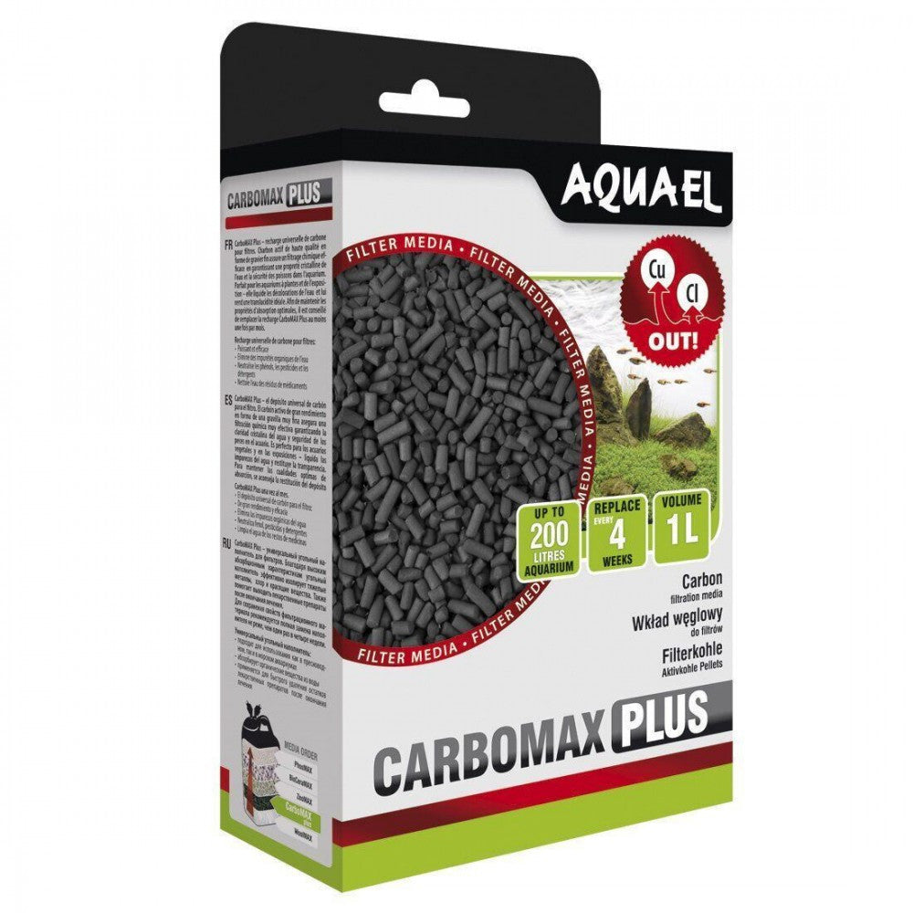 Вкладиш Aquael для фільтра CarboMax Plus активоване вугілля 2 шт 1 л