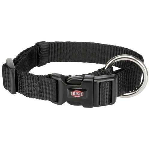 Нашийник Trixie для собак Premium нейлон чорний розмір M-L 35-55 см/20 мм