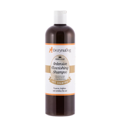 Шампунь Dezynadog Crown Glory Intensive Nourishing інтенсивний живильний очищує зберігає освітлює та відновлює шерсть для всіх порід собак 500мл