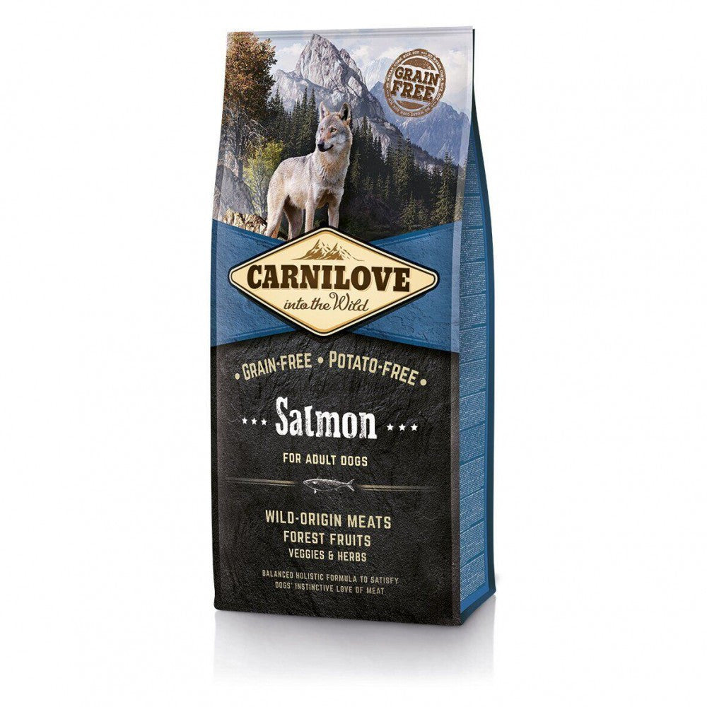 Корм сухий Carnilove Adult Salmon для дорослих собак усіх порід з лососем 12 кг