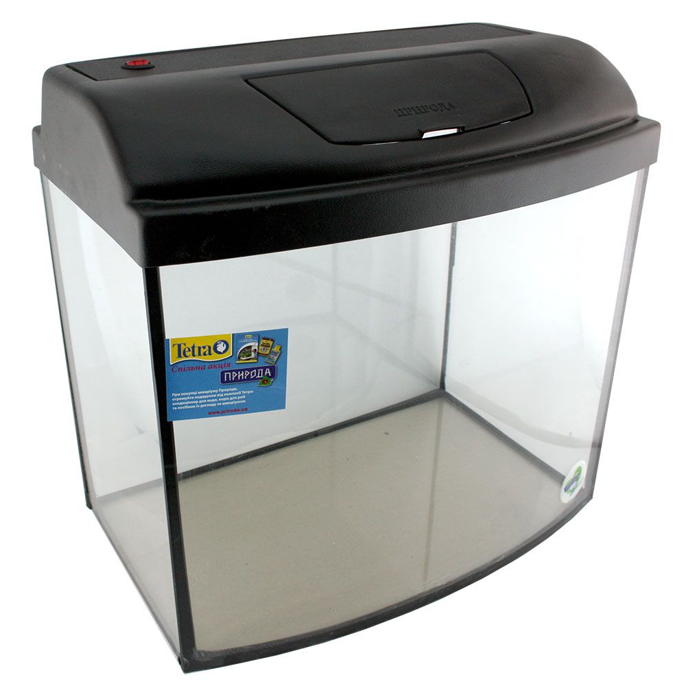 Акваріумний комплект Природа Неон Led овальний 40x25x34 см 32 л