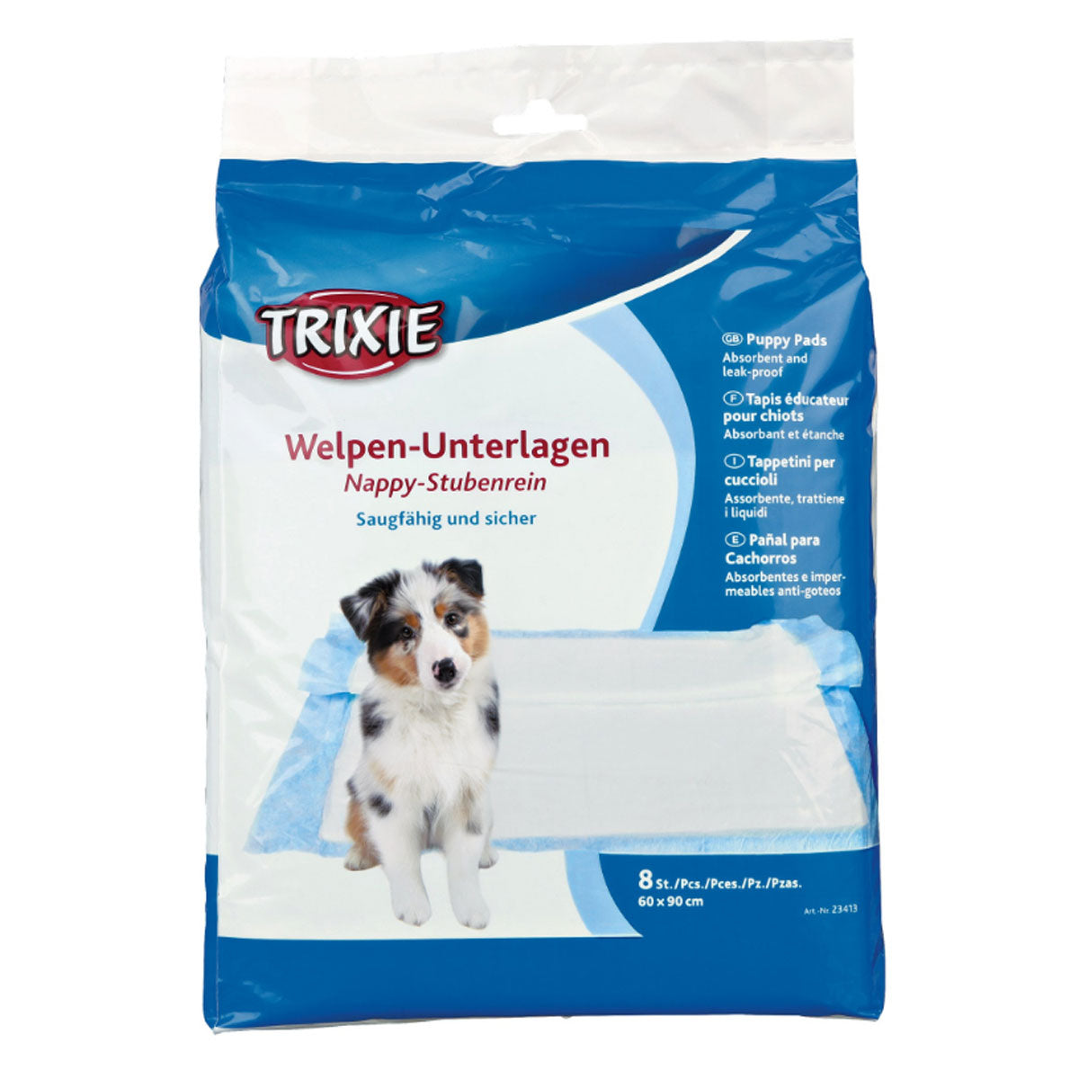 Пелюшки Trixie для собак целюлоза 60х90 см 8 шт