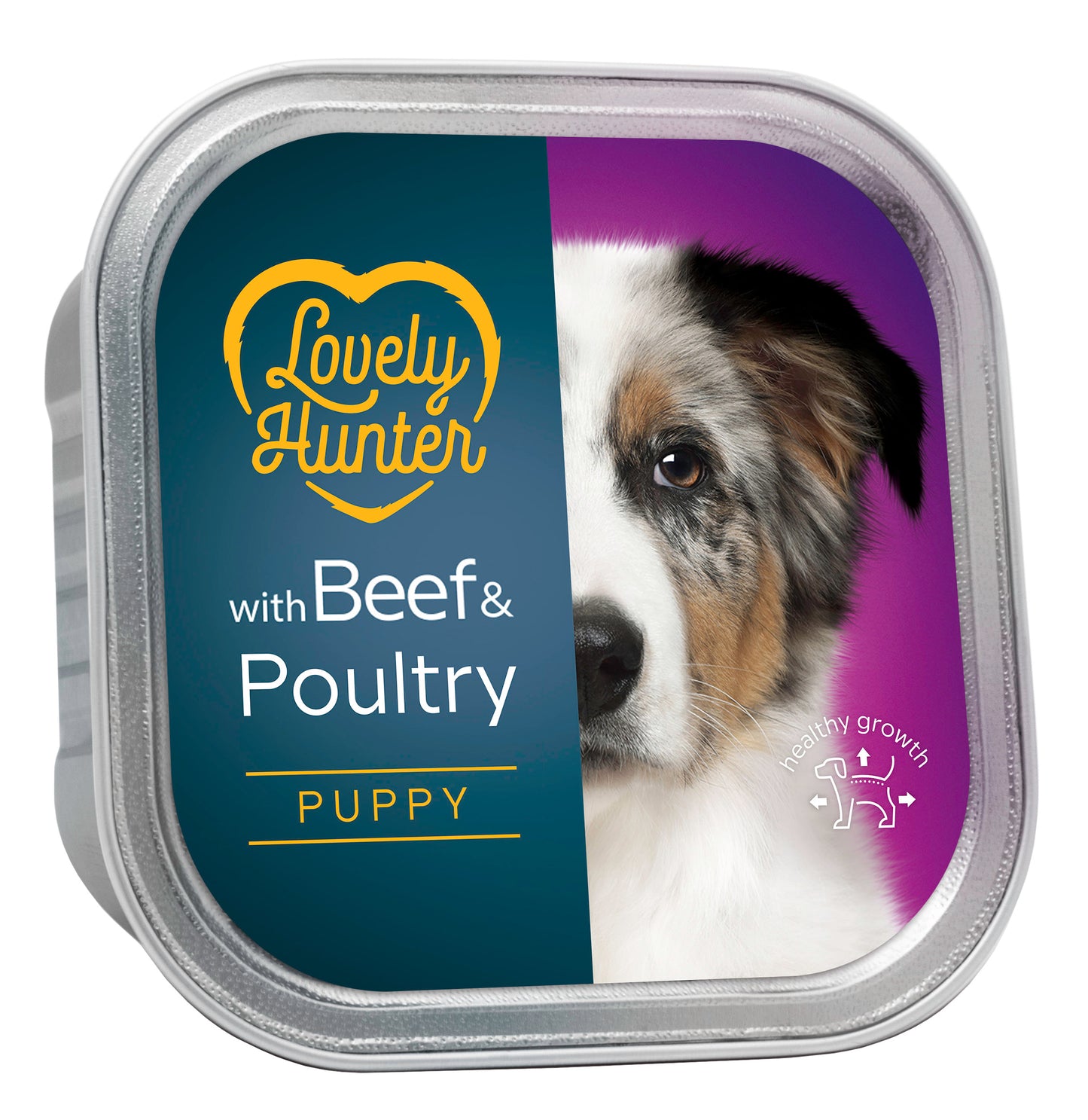 Lovely Hunter Puppy Beef & Poultry Вологий корм для цуценят з яловичиною ті птицею, 150 г