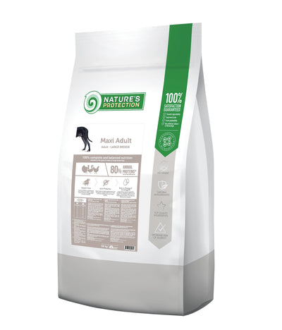 Nature's Protection Maxi Adult Large Breeds Сухий корм для дорослих собак великих порід з м'ясом птиці, 18 кг