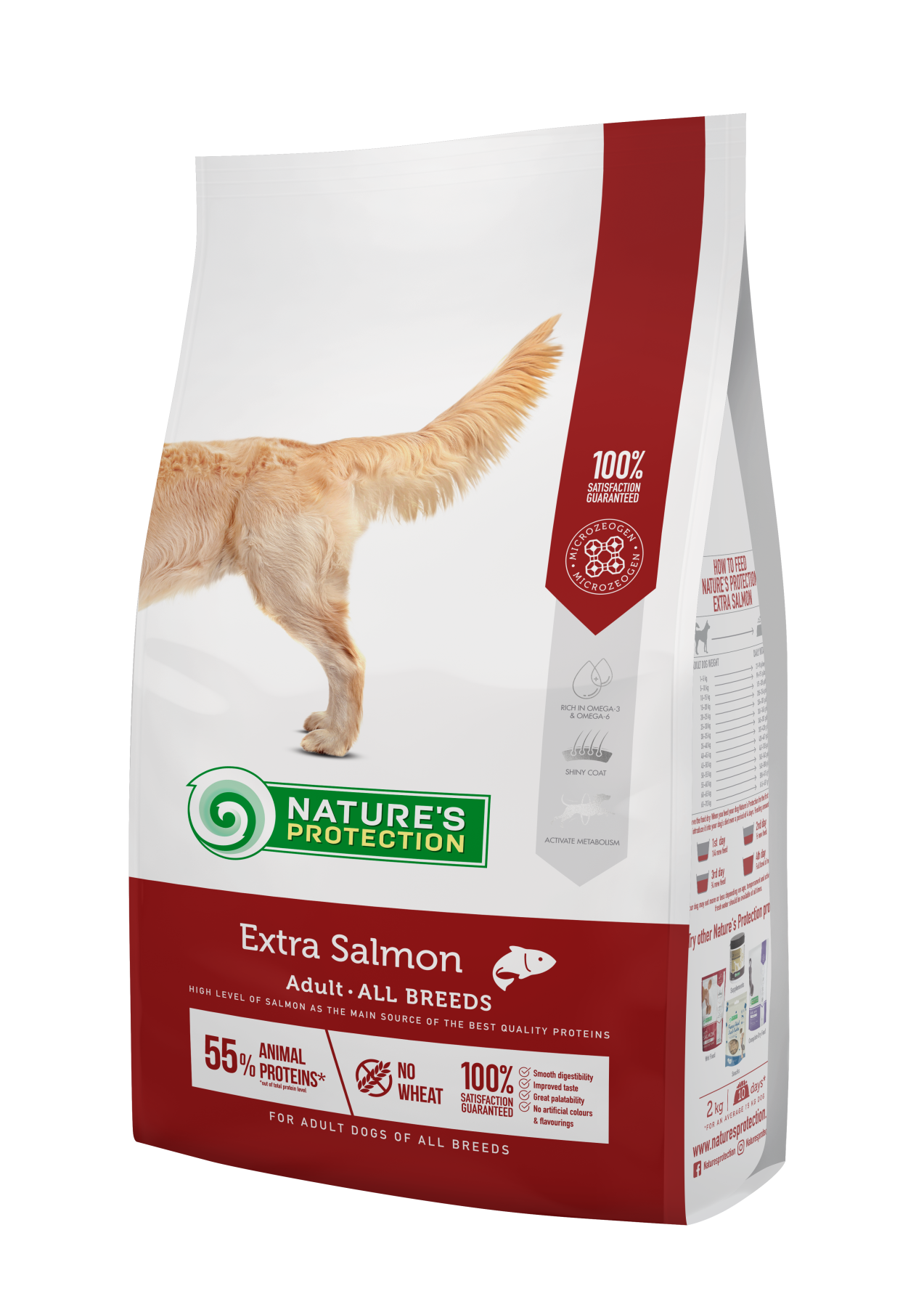 Nature's Protection Extra Salmon Adult All Breeds Сухий корм для дорослих собак усіх порід з лососем, 2 кг