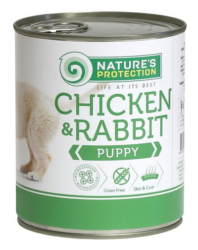 Nature's Protection Puppy Chicken & Rabbit Вологий корм для цуценят з куркою і кроликом, 400 г