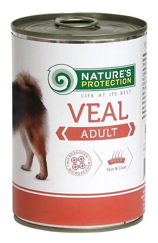 Nature's Protection Adult Veal Вологий корм для собак з телятиною, 800 г