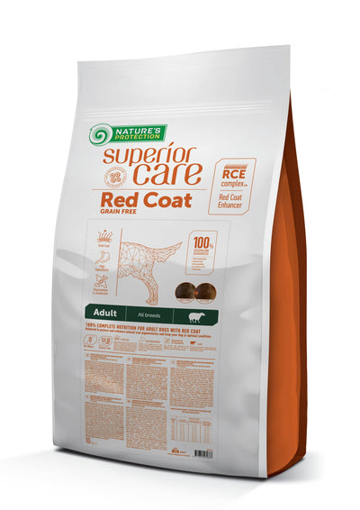 Nature's Protection Superior Care Red Coat Grain Free Lamb Adult All Breeds Сухий беззерновий корм для дорослих собак ус