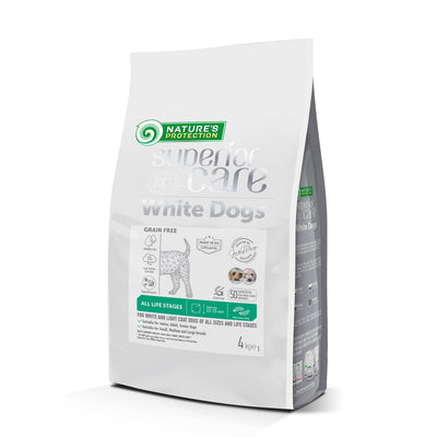 Nature's Protection Superior Care White Dogs Grain Free Insect All Sizes&Life Stages Сухий беззерновий корм для собак ус
