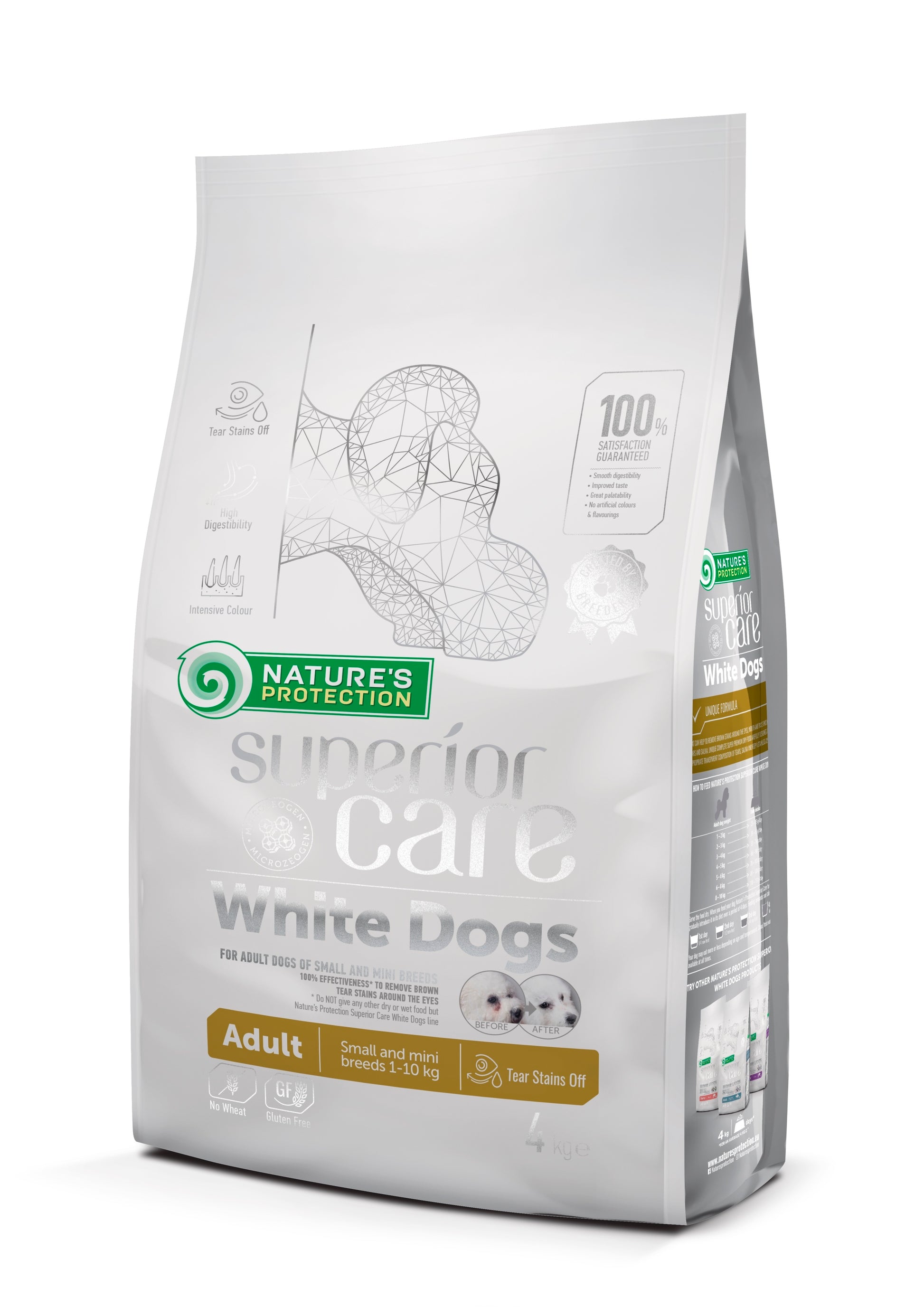 Nature's Protection Superior Care White Dogs Lamb Adult Small and Mini Breeds Сухий корм для дорослих собак малих порід 
