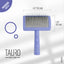 Tauro Pro Line Щітка пластикова, зубчики 20 мм, тонкі, фіолетова, 6,5 х 10,5 см