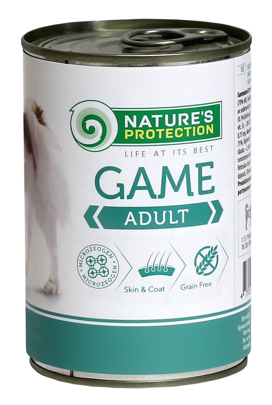 Nature's Protection Adult Game Вологий корм для собак з дичиною, 800 г