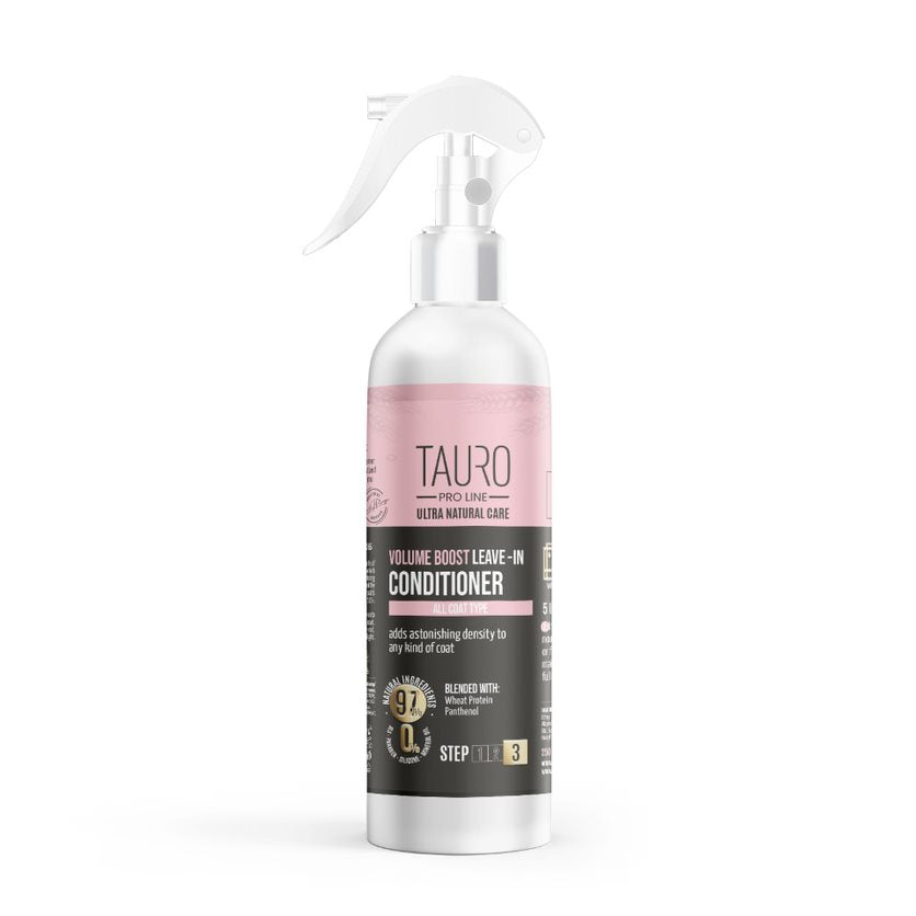Tauro Pro Line Ultra Natural Care Volume Boost Leave-In Conditionier Незмивний кондиціонер для надання об'єму шерсті соб