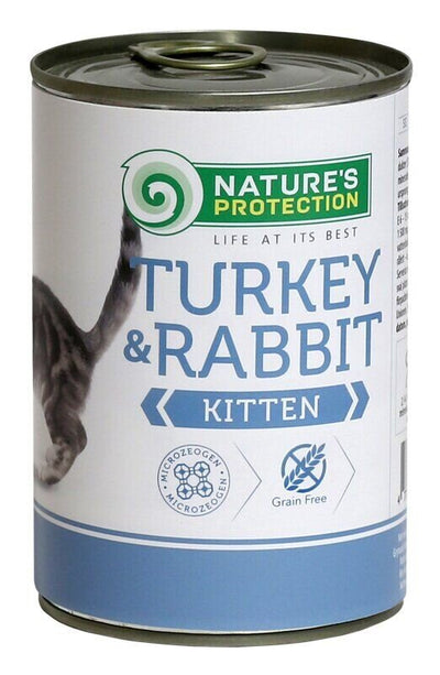 Nature's Protection Kitten Turkey & Rabbit Вологий корм для кошенят з індичкою і кроликом, 400 г