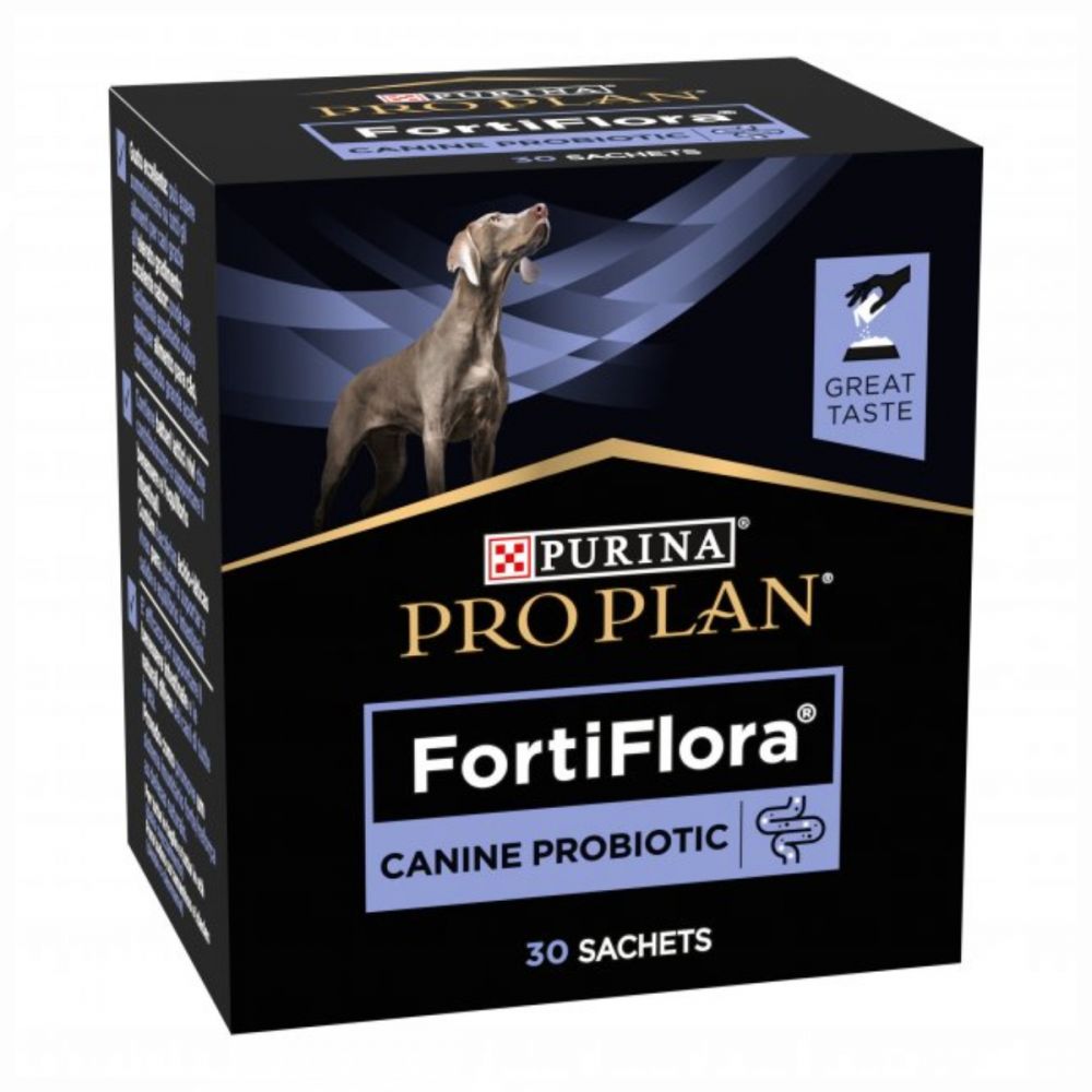 ProPlan FORTIFLORA, Пробіотик для дорослих собак та цуценят, підтримка мікрофлори ШКТ, 7×1 г