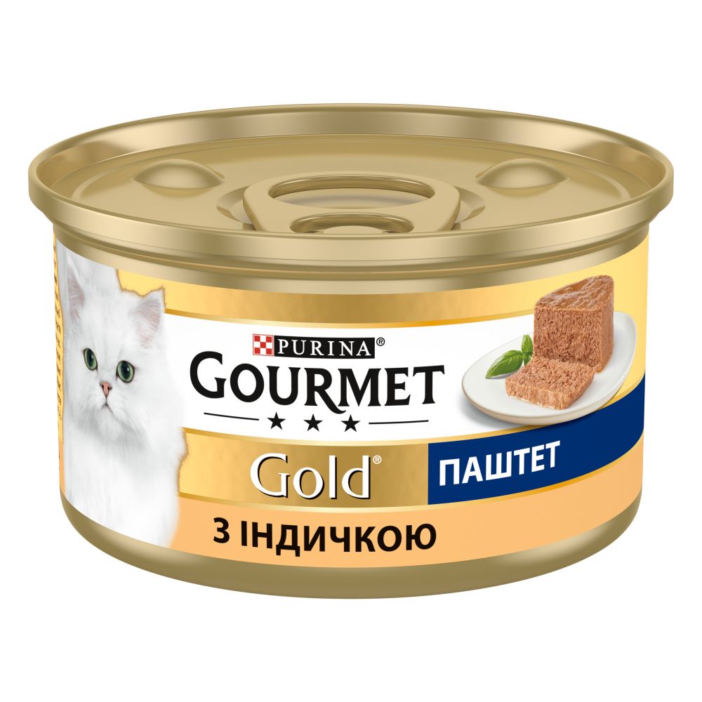 Gourmet Gold, З індичкою, мус, консерва 24×85 г