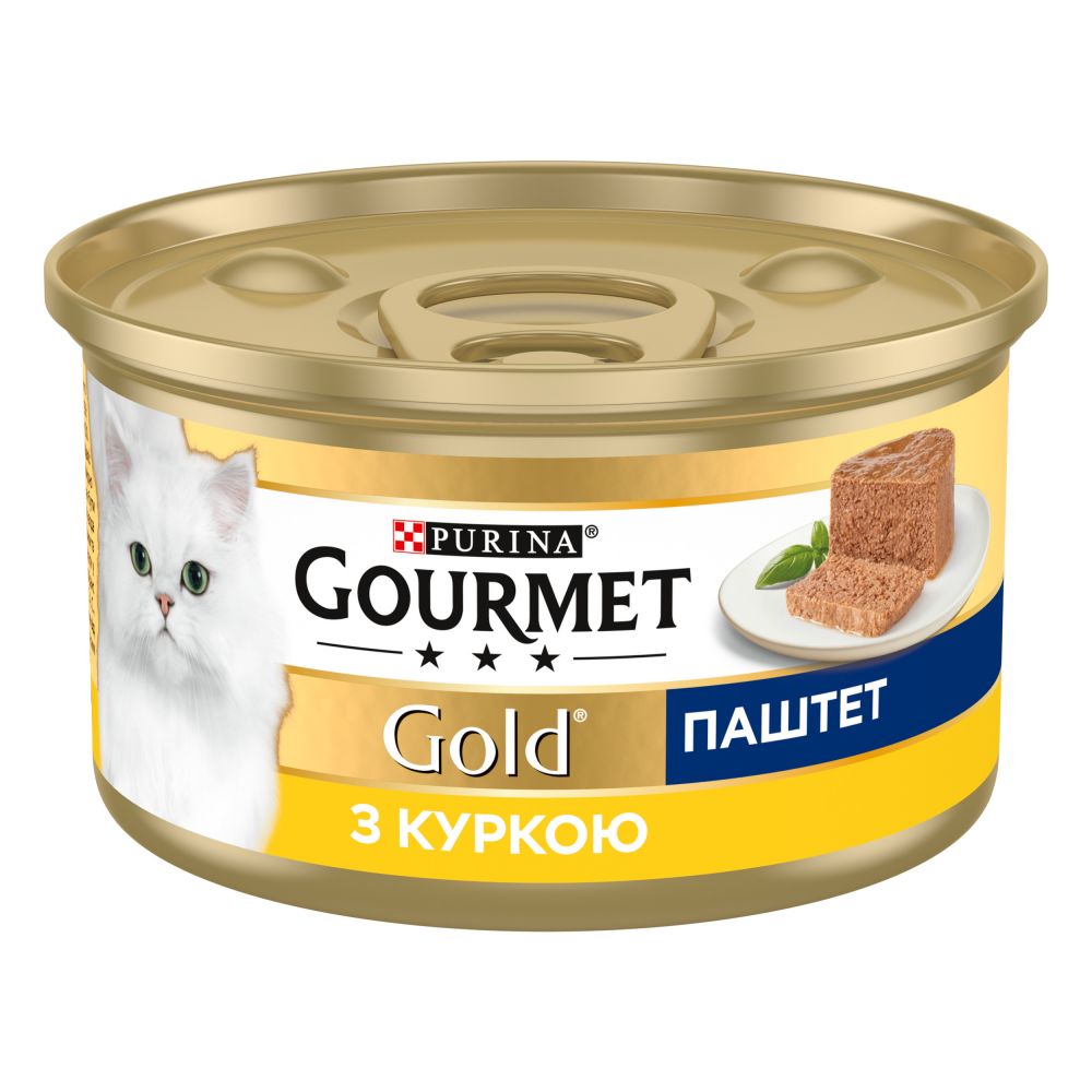 Gourmet Gold, З куркою, мус, консерва 24×85 г