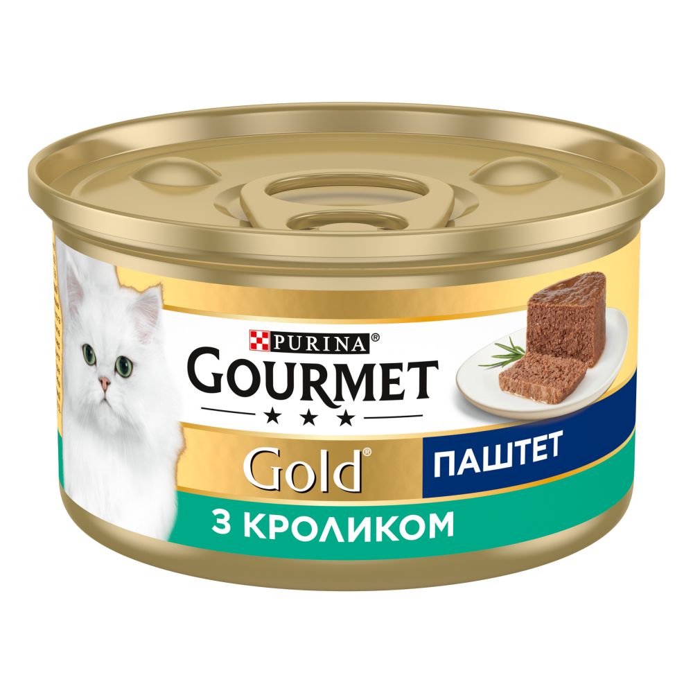 Gourmet Gold, З кроликом, мус, консерва 24×85 г