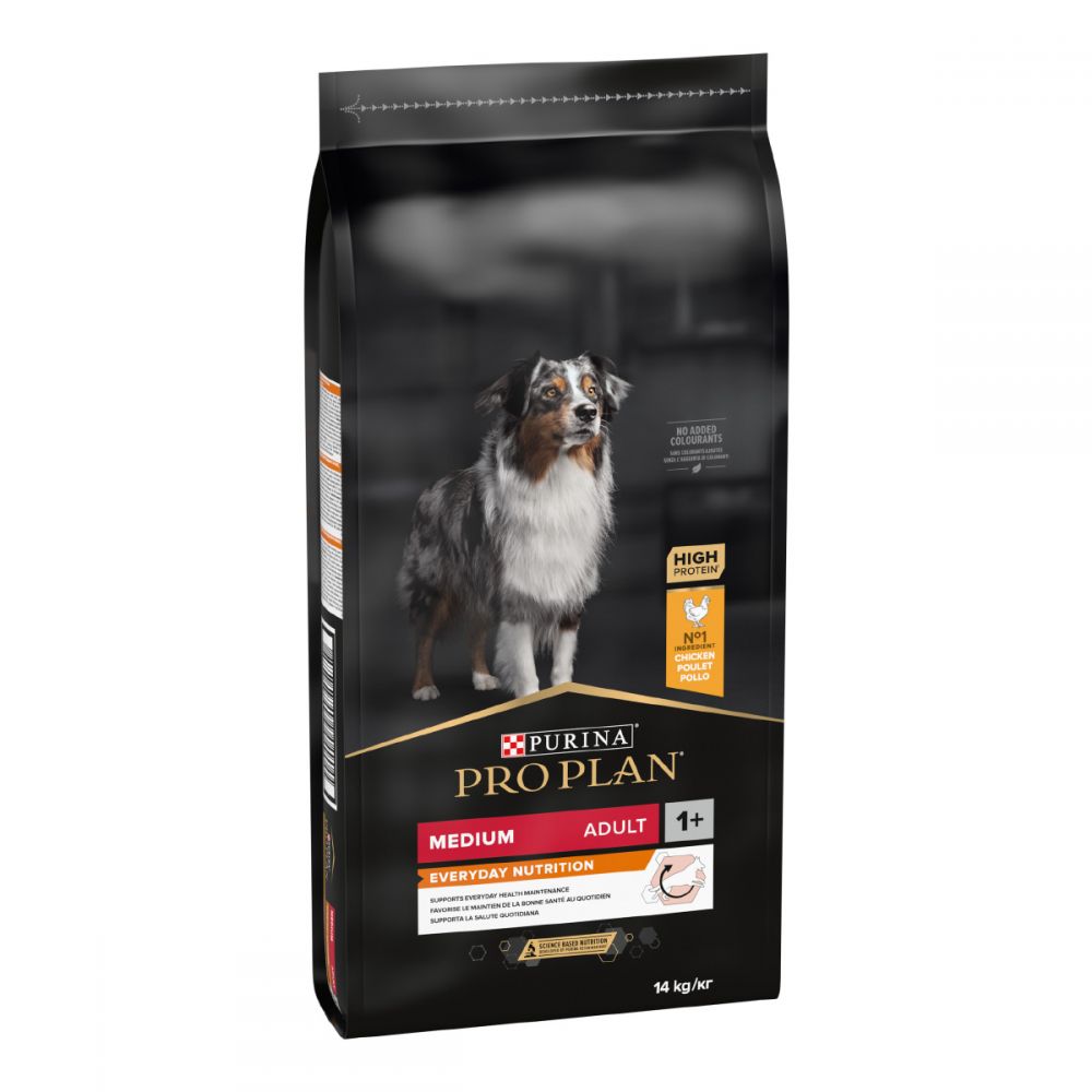 ProPlan Medium, З куркою, Для собак середніх порід, сухий корм, 14 кг