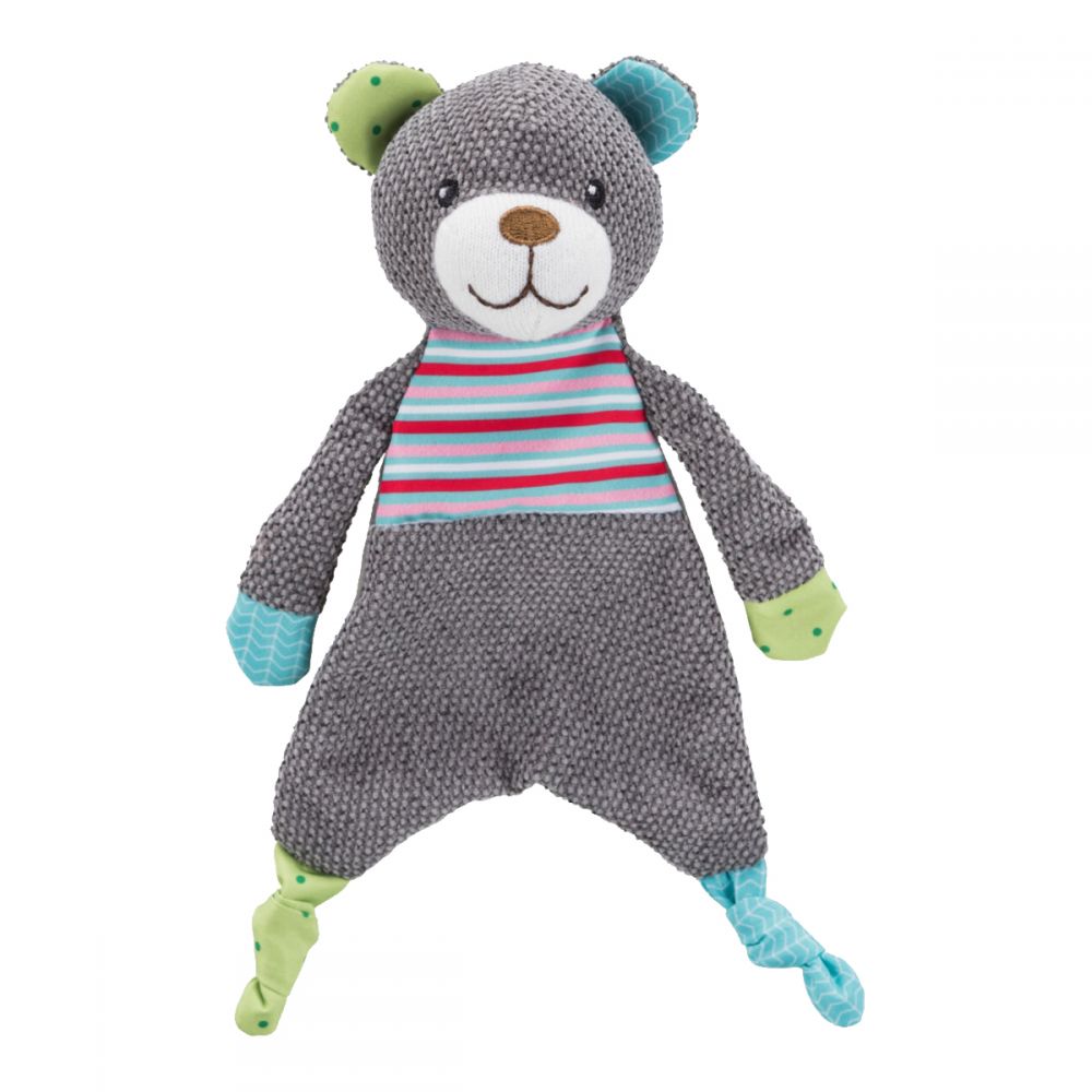 Іграшка Trixie Junior для собак Ведмідь зі звуком і шелестом фольги тканина/плюш 28 см