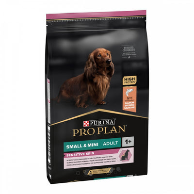 ProPlan Small&Mini, З лососем, Для собак малих порід з чутл, шкірою, сухий корм, 8×700 г