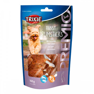 Ласощі Trixie Drumsticks  with Rabbit для собак кісточки з кроликом 100 г 8 шт