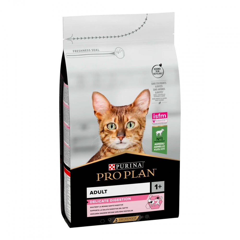 ProPlan Delicate, З ягням, Для котів з чутливим травленням, сухий корм 4×3 кг