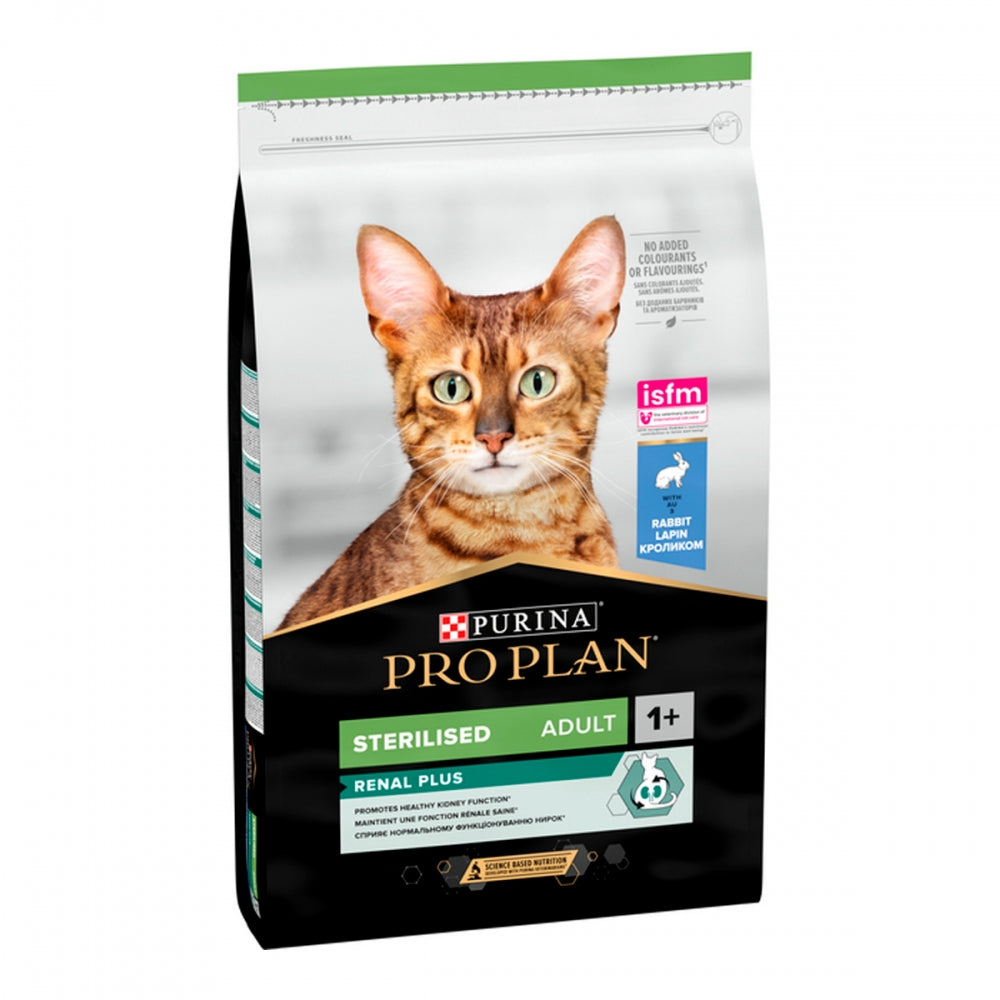 ProPlan Sterilised Renal, З кроликом, Для стерилізованих котів, сухий корм 10 кг