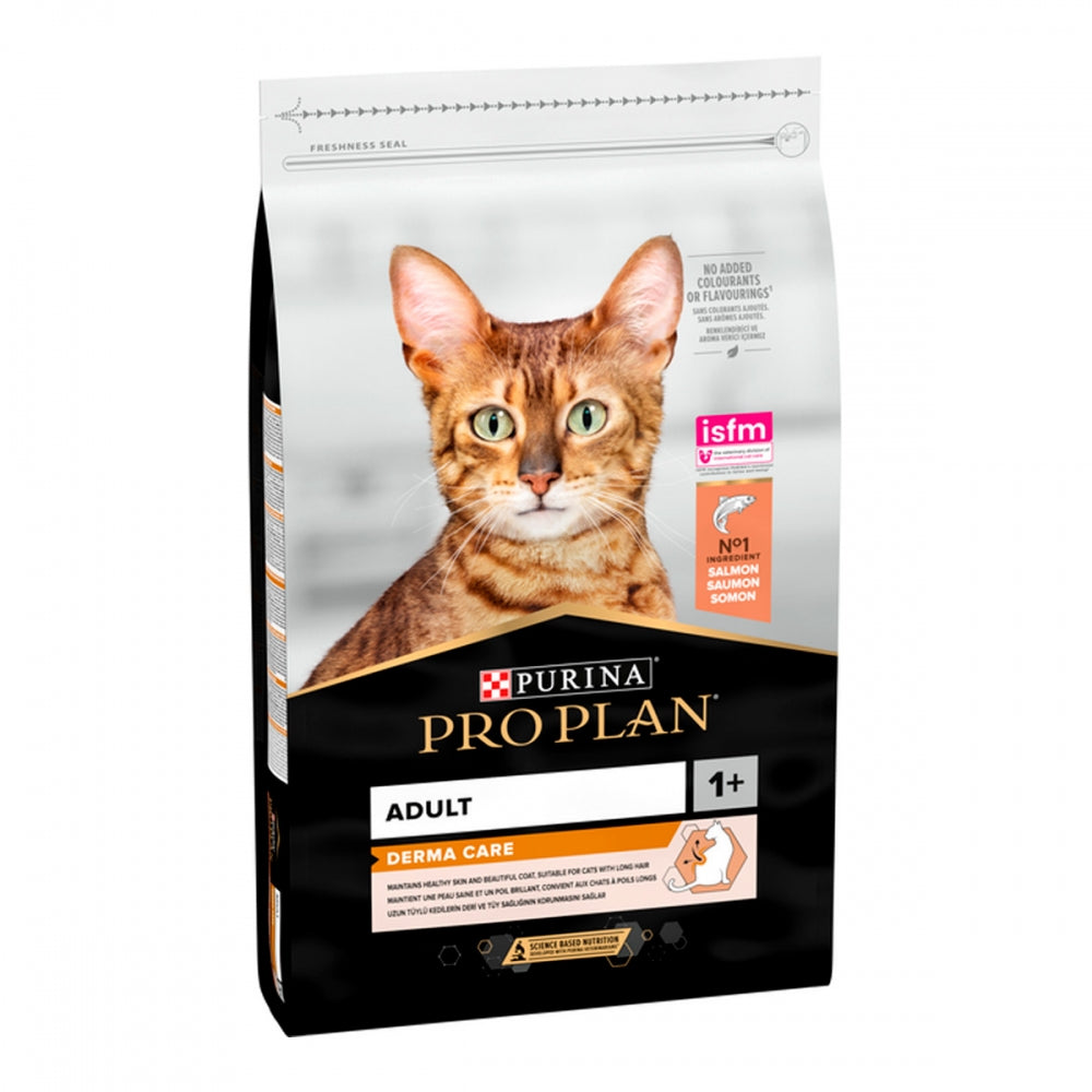 ProPlan Derma Care, З лососем, чутл, шкіра/виведення шерсті, сухий корм/кот 6×1,5 кг
