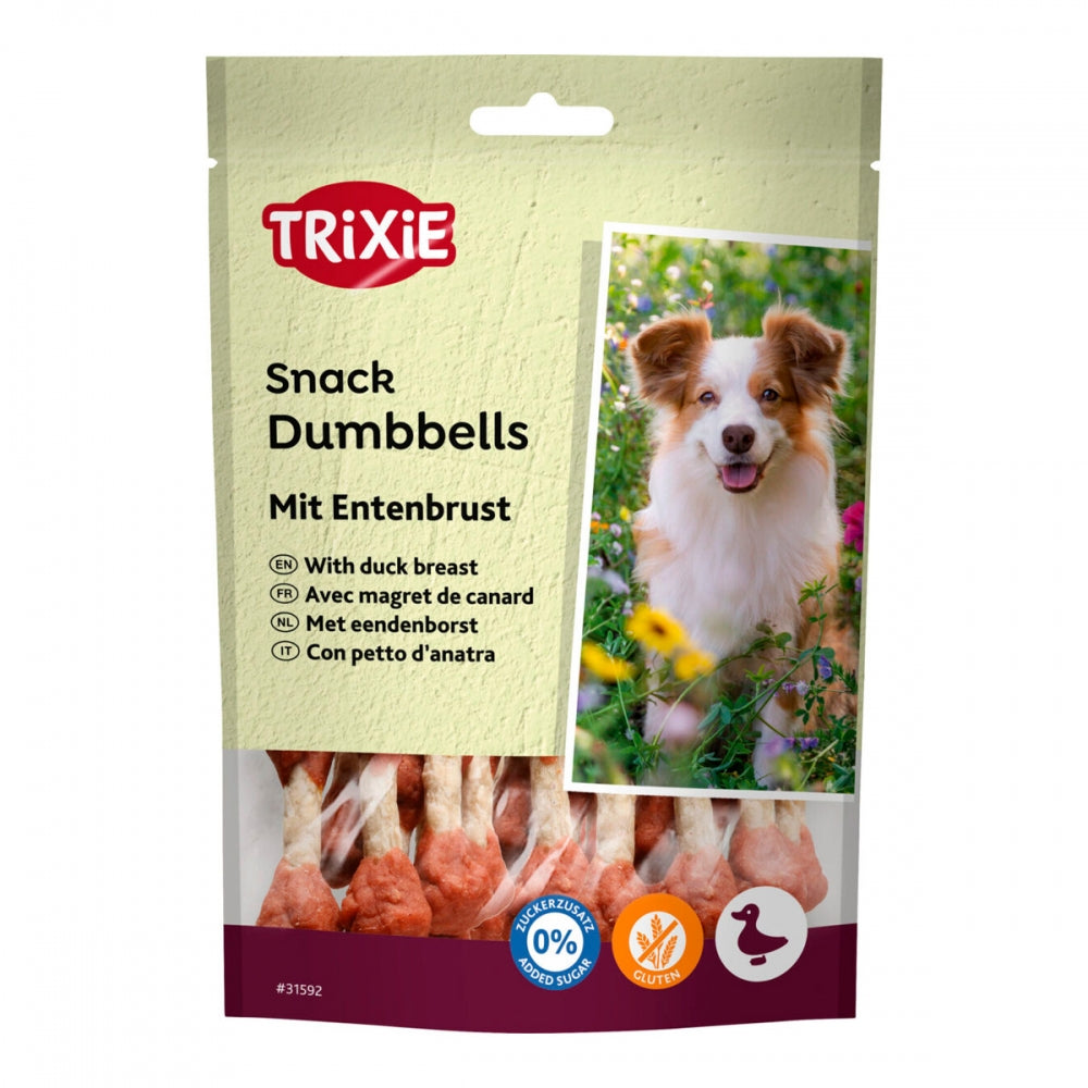 Ласощі Trixie Dumbbells with Duck Breast для собак кісточка з качкою 80 г