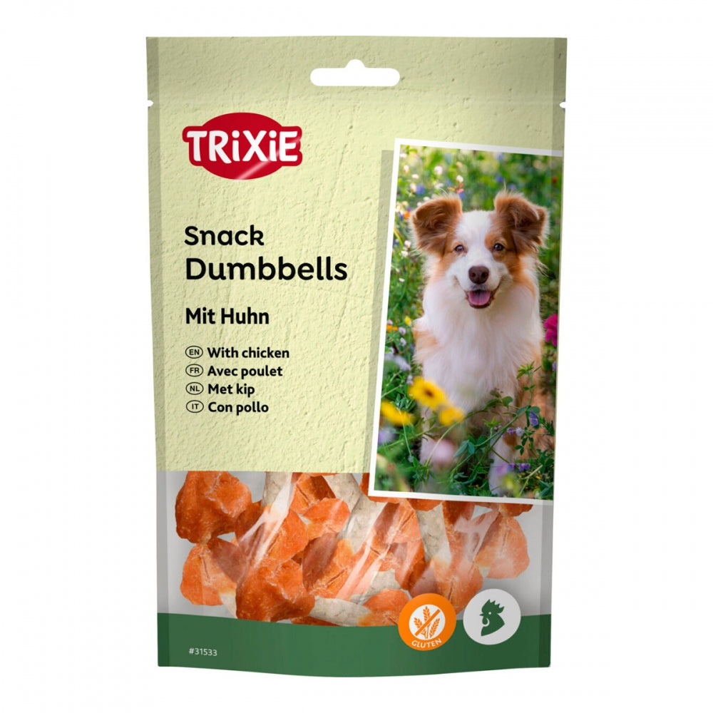 Ласощі Trixie Dumbbells with Chicken для собак кісточки з куркою 100 г