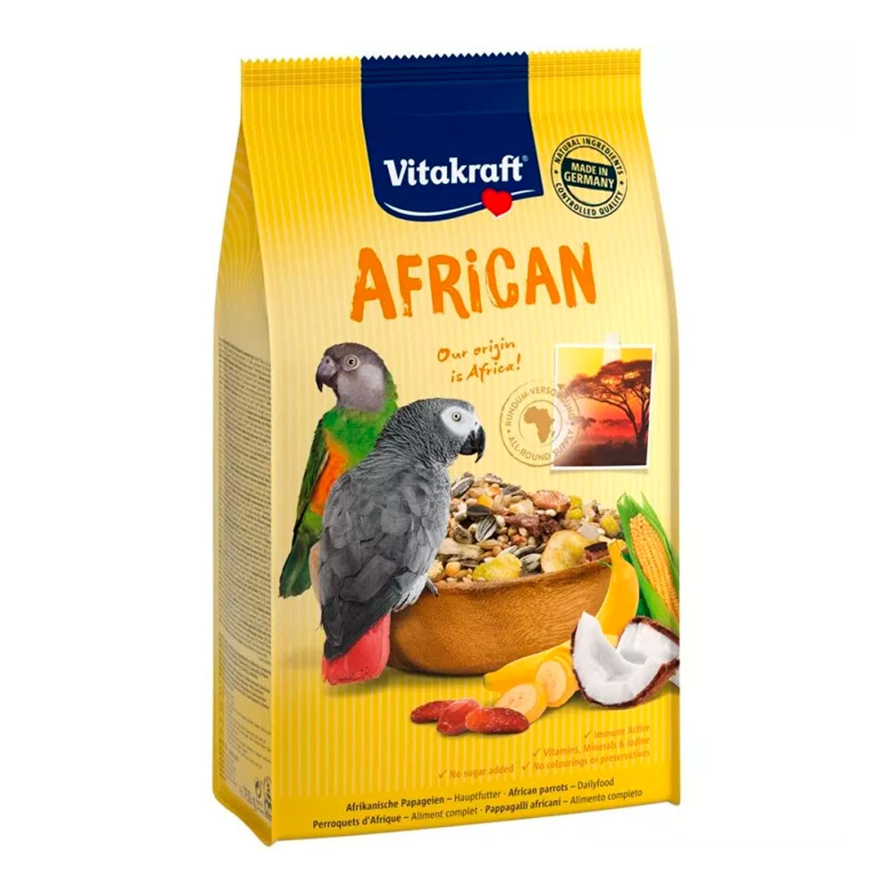 Корм Vitakraft African для великих африканських папуг для жако 750 г