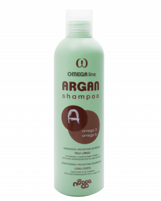 Nogga Omega Line Argan Зволожуючий шампунь з олією аргани для довгошерстих порід 250 мл
