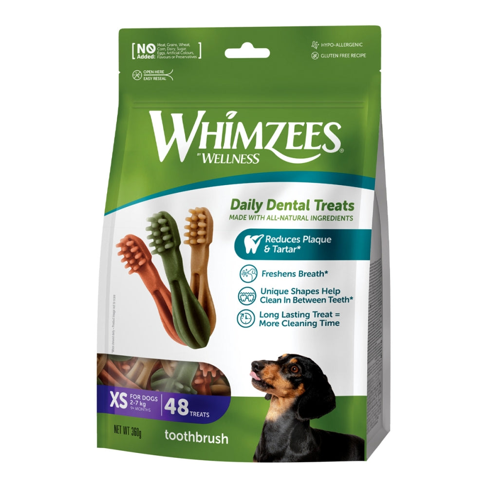Ласощі Whimzees Toothbrush д/собак у формі зубної щітки XS 48 шт