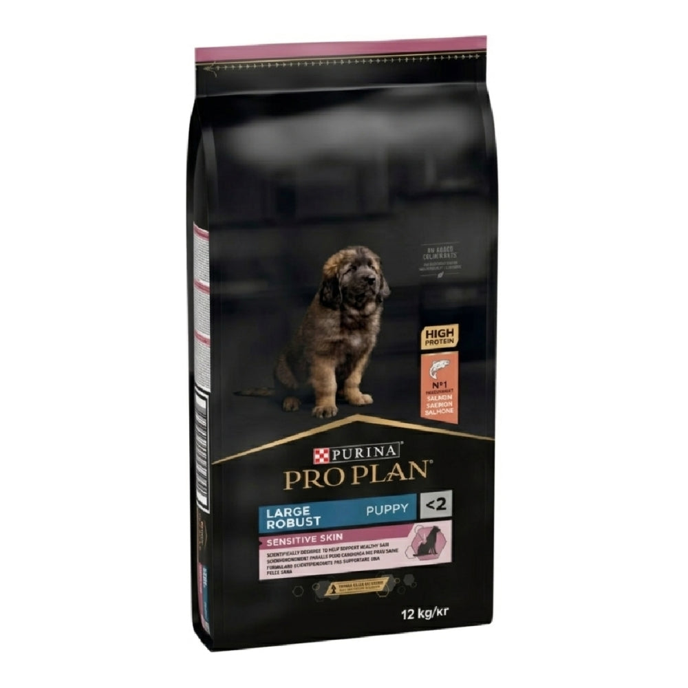 ProPlan Puppy Large Robust Sensitive, З лососем, Цуц, великих порід з чутливою шкірою, сухий корм, 12 кг