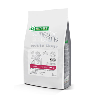 Nature's Protection Superior Care White Dogs White Fish Junior All Sizes Сухий корм для юніорів усіх розмірів з білою ри