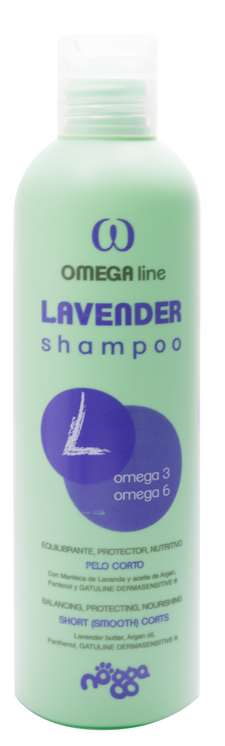 Nogga Omega Line Lavender Шампунь з олією лаванди для гладкошерстих і голих порід собак 250 мл