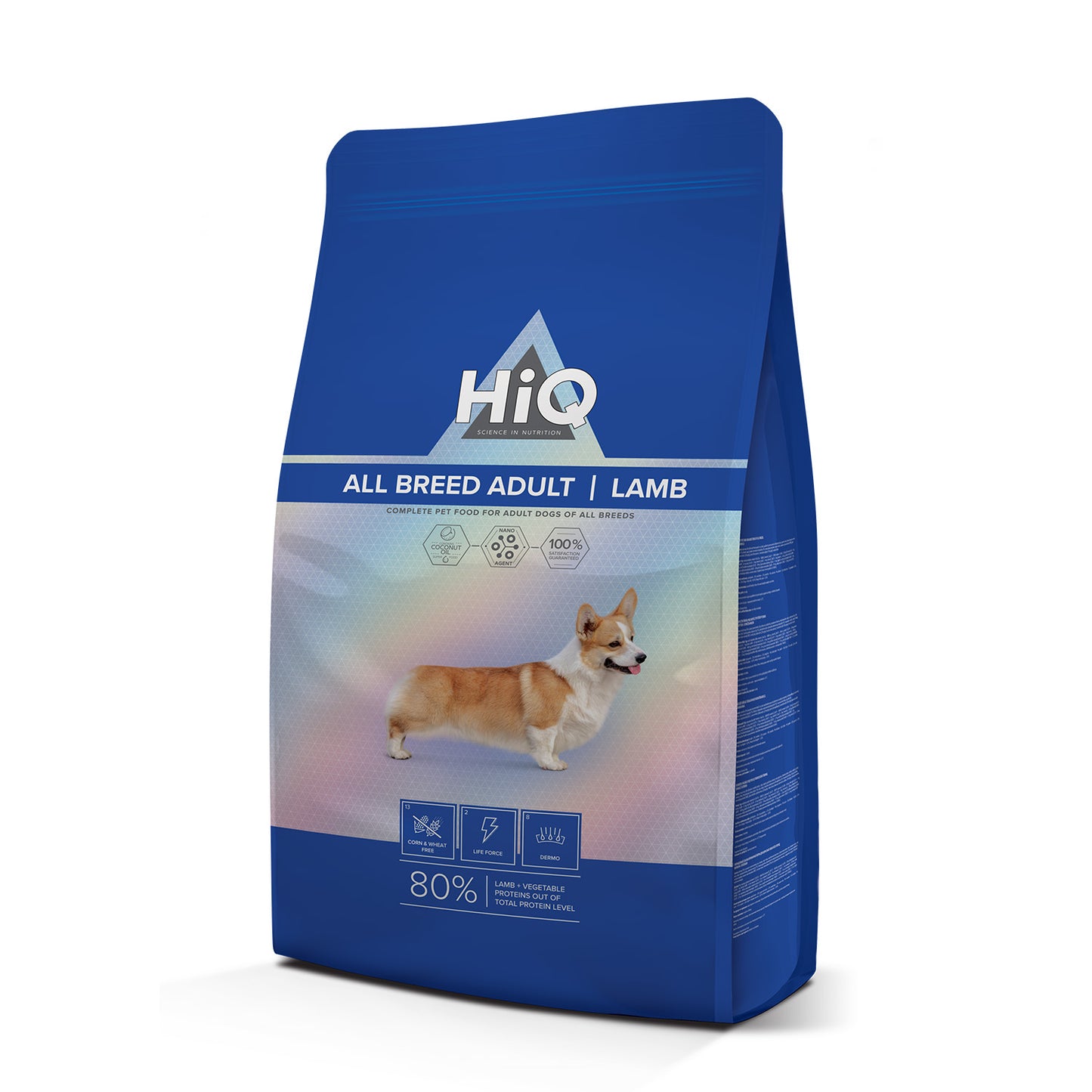 HiQ All Breed Adult Lamb Сухий корм для дорослих собак всіх порід з ягням, 11 кг