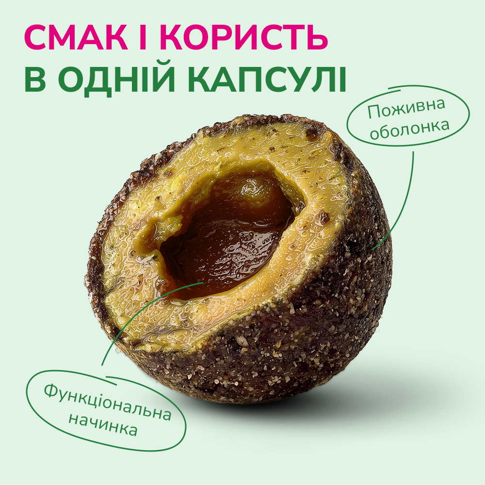 LK Baits Pet Nutrigo Plantago S-M Функціональні ласощі для собак середніх порід з сиропом подорожника (Ø 20 мм), 170 г
