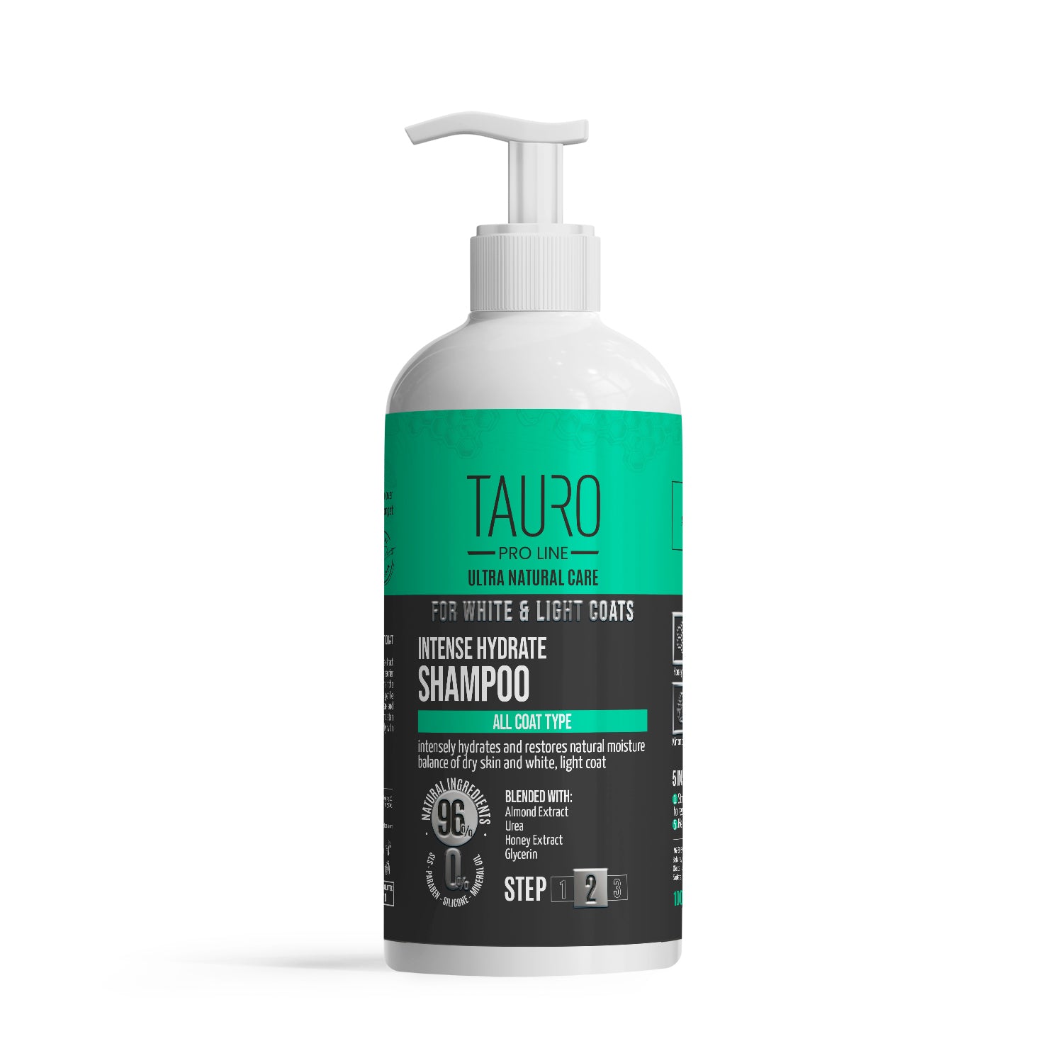 Tauro Pro Line Ultra Natural Care White Coat Intense Hydrate Shampoo Інтенсивно зволожувальний шампунь для собак і котів