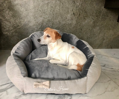 Chloe's Home Лежак для домашніх тварин Багамські острови сірий М