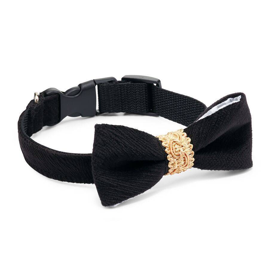 Chloe's Home Нашийник-метелик для собак Royal black М