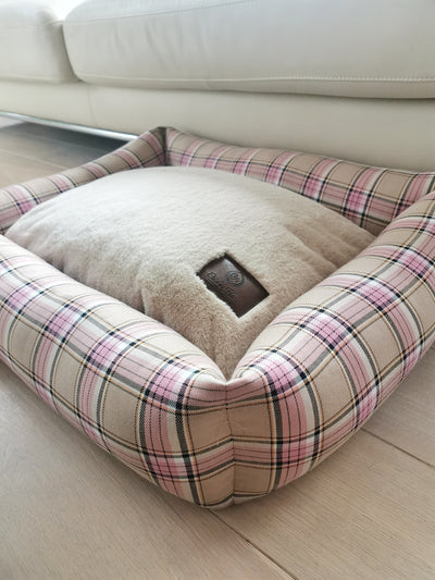 Chloe's Home Лежак для домашніх тварин Дублін рожевий S