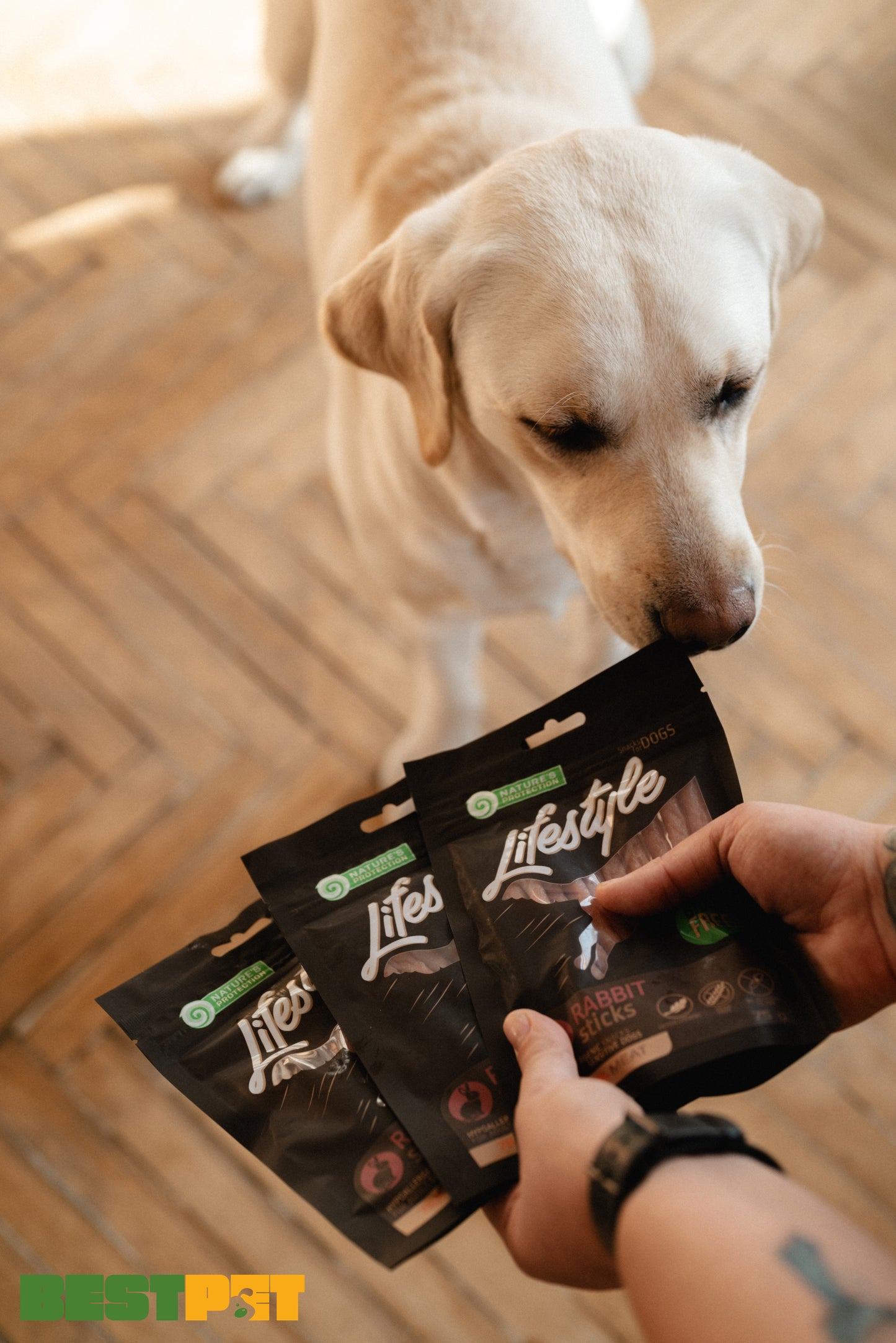 Nature's Protection Lifestyle Rabbit sticks Ласощі для собак стіки з кролика, 75 г