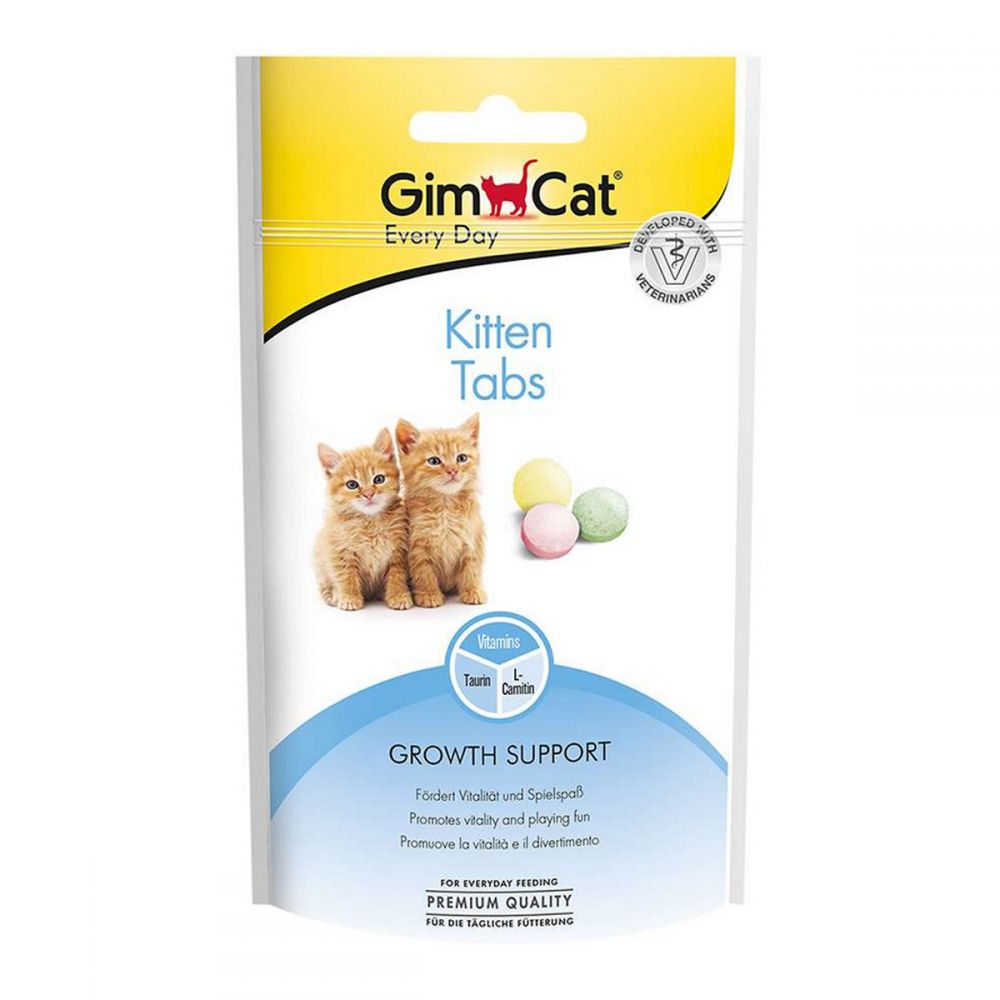 Вітаміни GimCat Every Day Kitten для кошенят таблетки 40 г